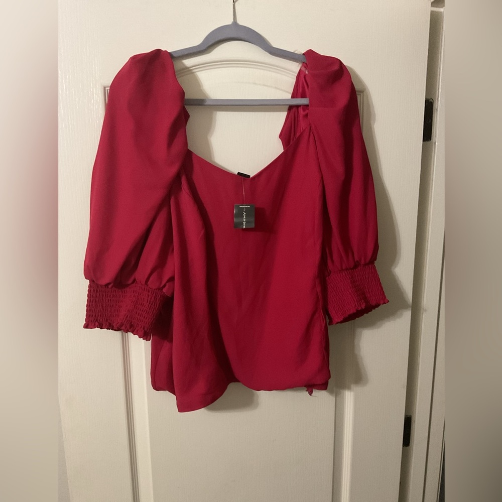 Ashley Stewart Vibrant Red Dress